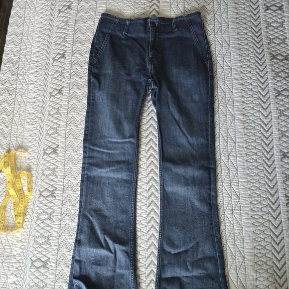 We The Free Denim - We The Free Level Up Slit Slim Jeans Country Blue Wash Size 28 Inseam 32 NWOT